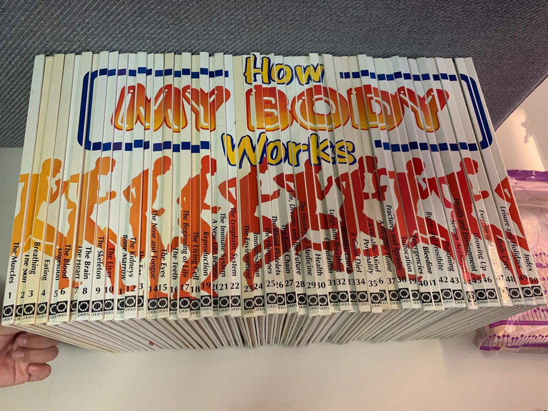 How My Body Works + anatomy set FULL COLLECTION, Hobbies & Toys, Books & Magazines, Fiction