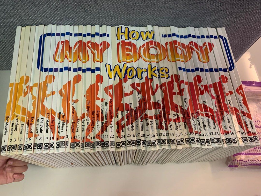 How My Body Works + anatomy set FULL COLLECTION, Hobbies & Toys, Books