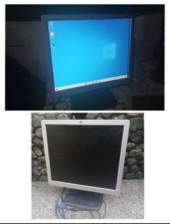 HP heavy duty square monitor w/stand and wall mount gaming graphic design business CCTV home school office etc