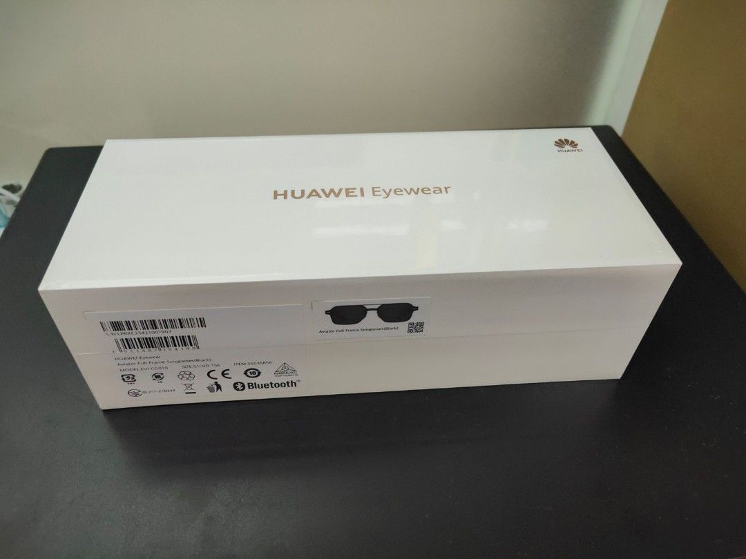 Huawei Eyewear/ Aviator Full Frame Sunglasses (Black) / EVI-CG010