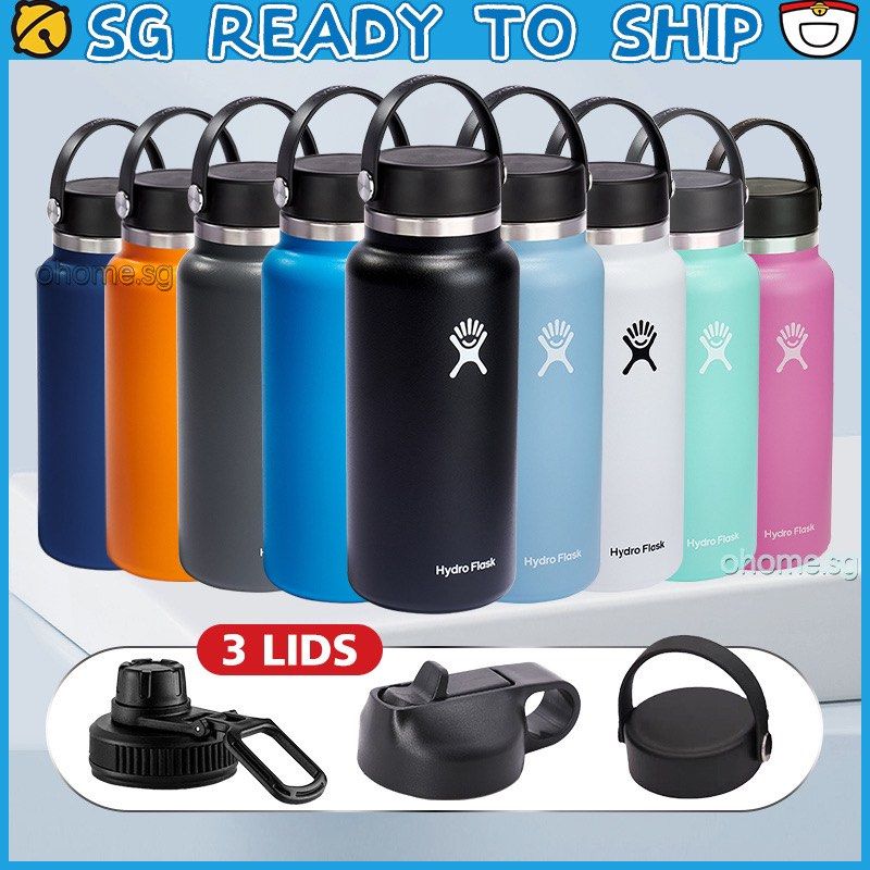 Hydroflask Water Bottle 32oz Large Capacity Hydro Flask Cap Stainless Steel Flask Thermos Vacuum Bottle With Flex Cap