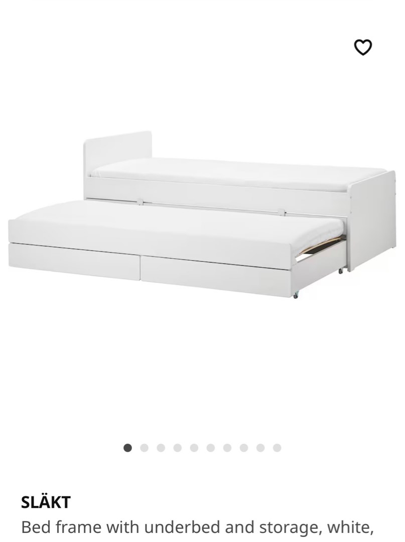 Ikea Bed Frame, Furniture & Home Living, Furniture, Bed Frames
