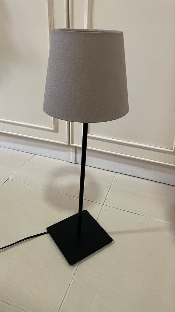 Ikea black lamp, Furniture & Home Living, Lighting & Fans, Lighting on Carousell