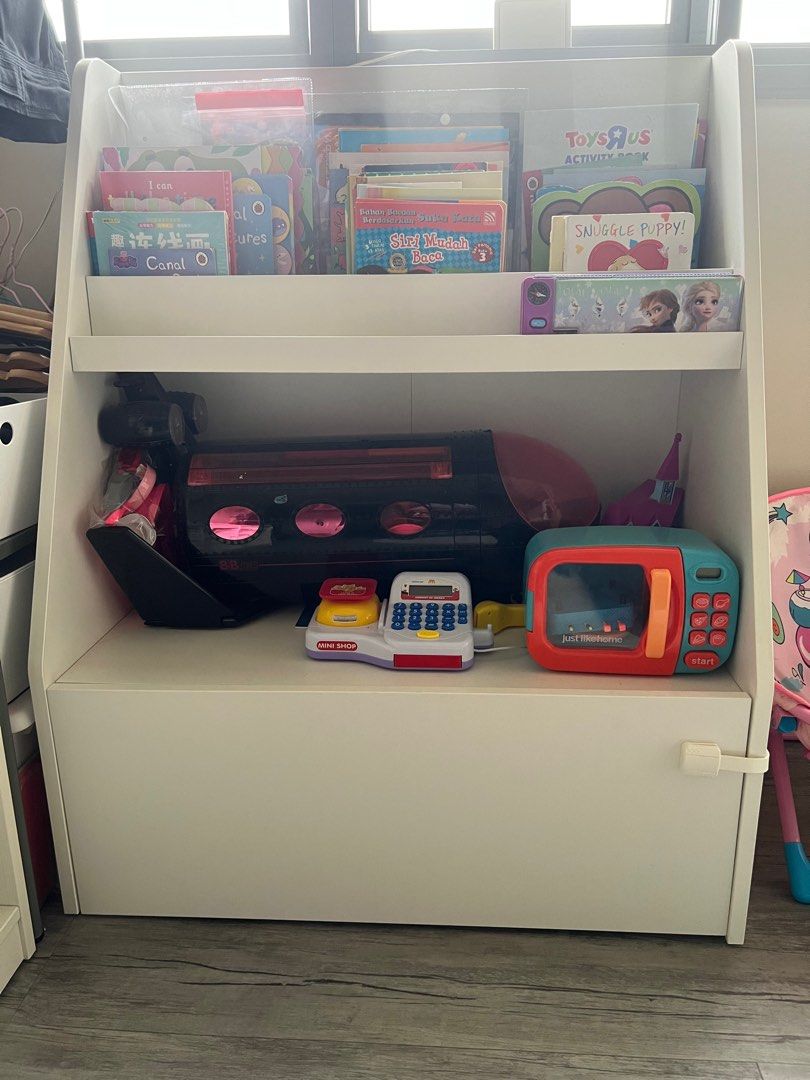 Ikea book display with storage, Babies & Kids, Baby Nursery & Kids