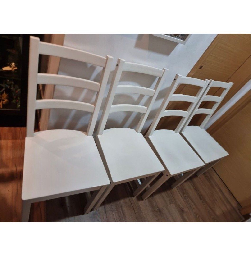 Off white ikea chair, Furniture & Home Living, Furniture, Chairs on  Carousell