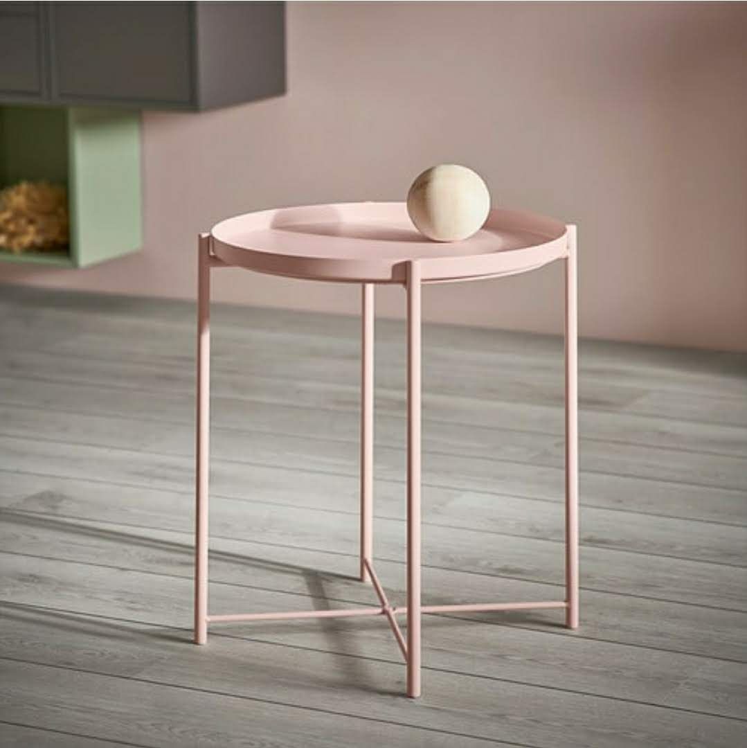 Pink side table ikea sale