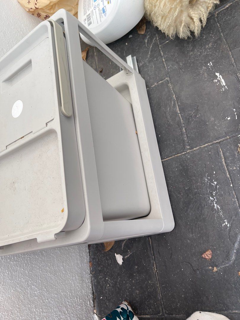 IKEA PULLOUT TRASH BIN, Furniture & Home Living, Bathroom & Kitchen Fixtures on Carousell