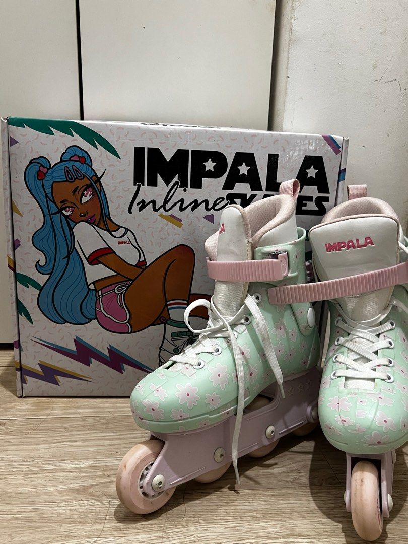 Impala Inline Skates (Mint Flower Power), Sports Equipment, Sports
