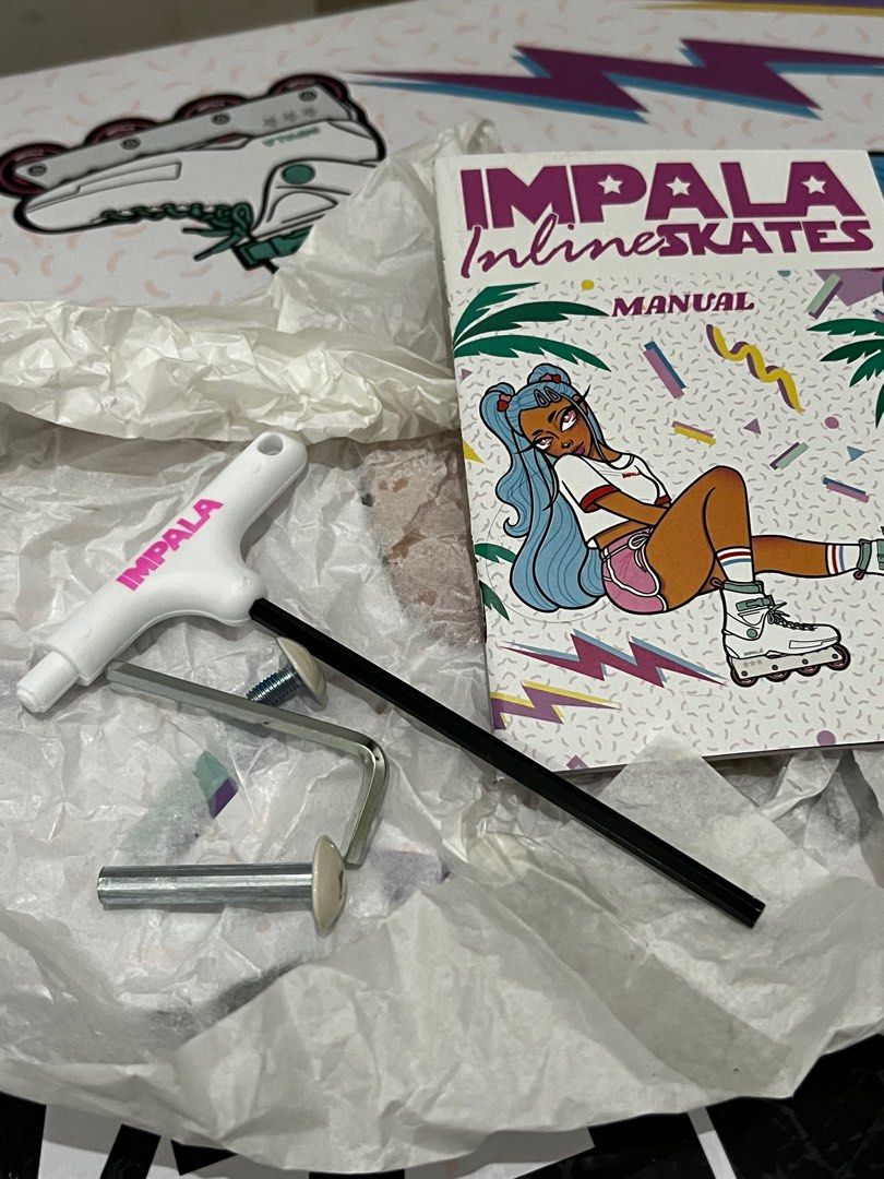 Impala Inline Skates (Mint Flower Power), Sports Equipment, Sports