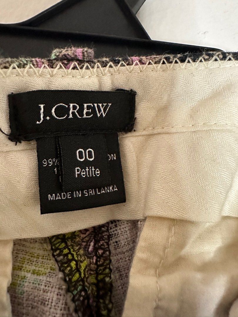 J crew capri store pants
