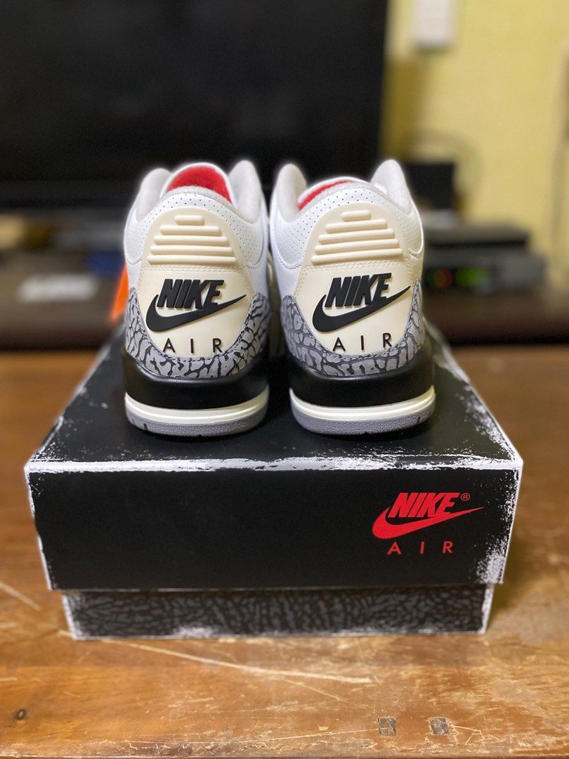 Jordan 3 white cement Reimagined Size US 7 Men s Fashion