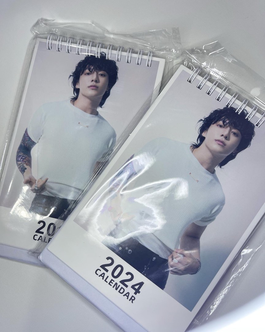 Jungkook 2024 calendar, Hobbies & Toys, Memorabilia & Collectibles, K