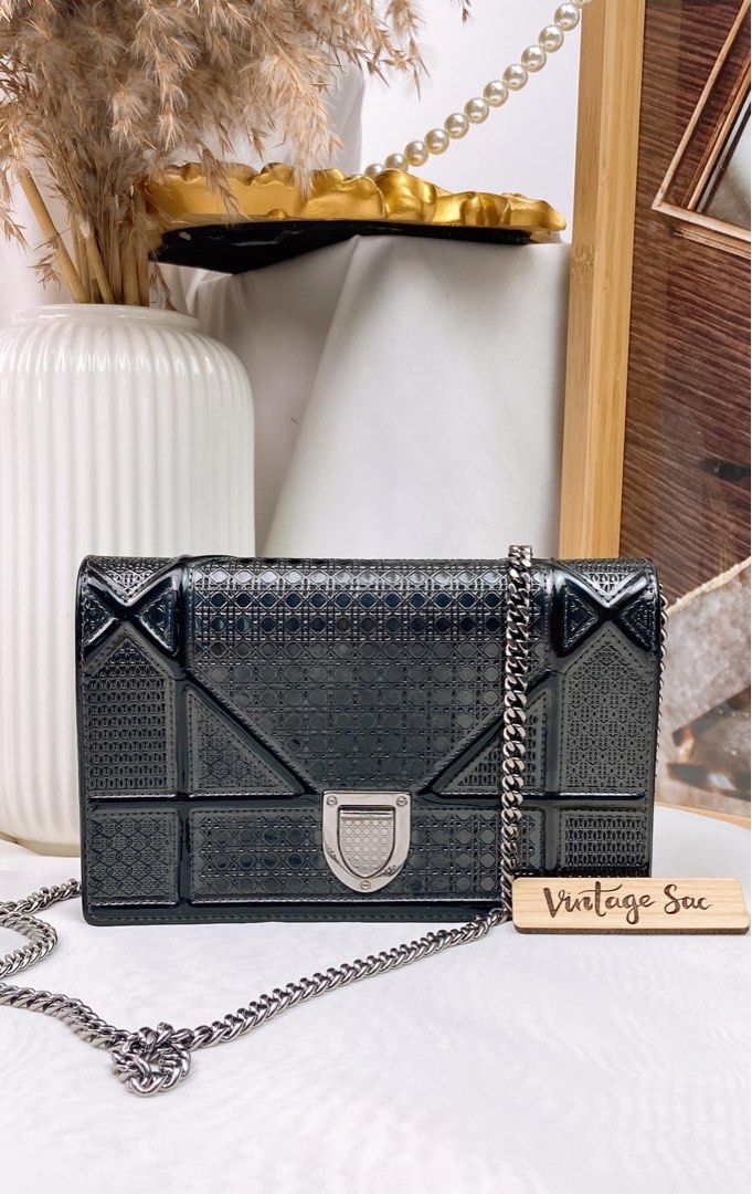 Grey online diorama bag