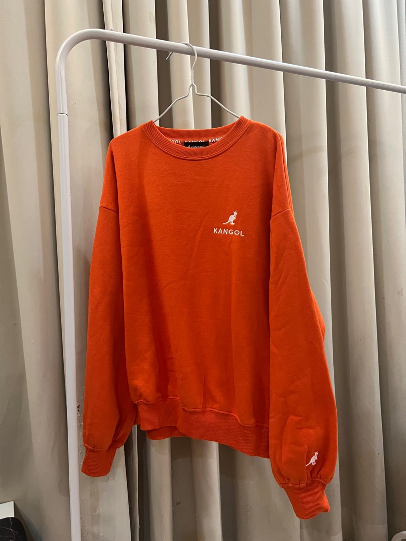 Kangol Japan Orange Sweatshirt Men s Fashion Tops Sets