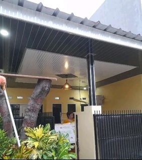 Kanopi baja ringan+plafon pvc