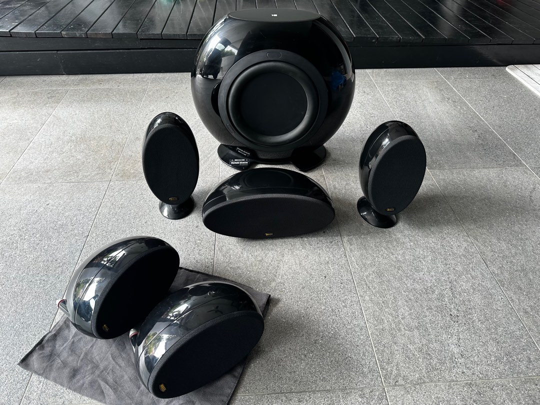 Kef Surround Sound Speakers and Sub, Audio, Soundbars, Speakers