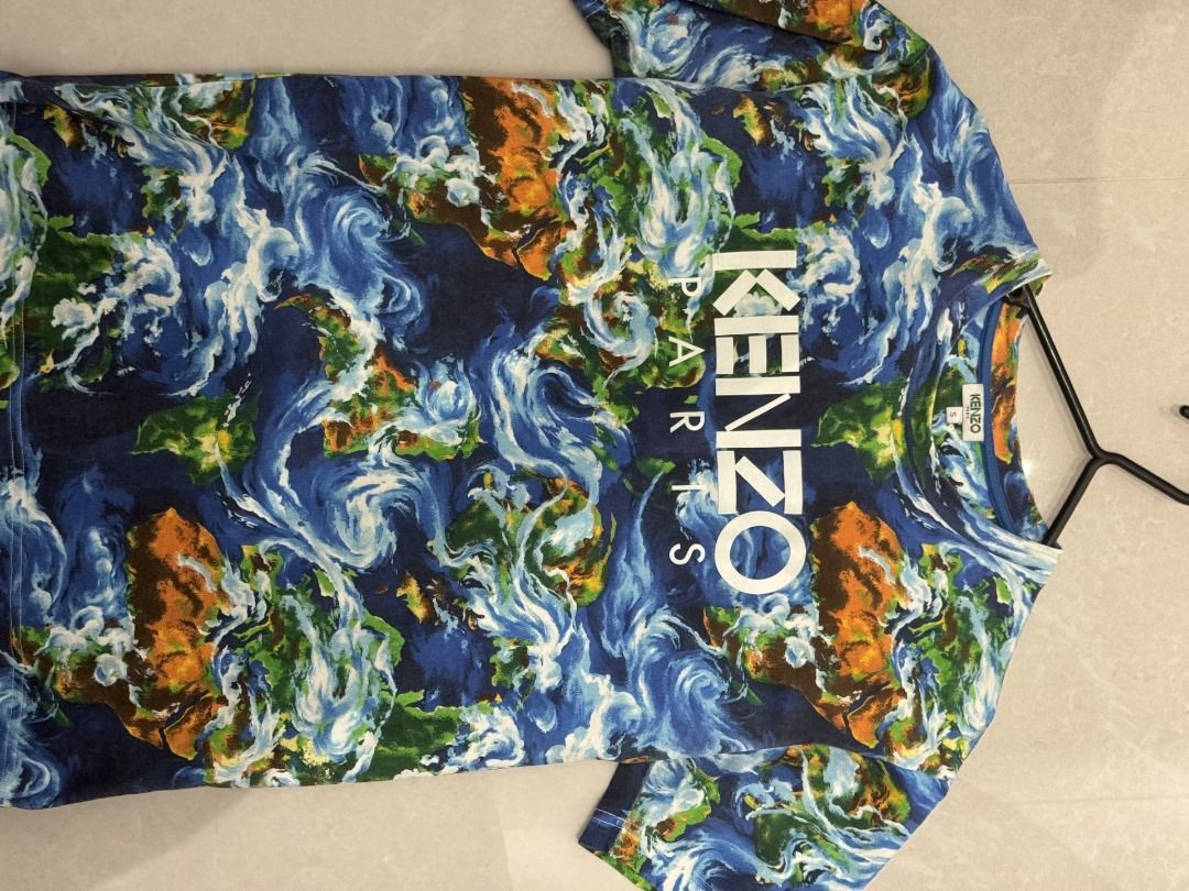Kenzo Paris World Print T Shirt