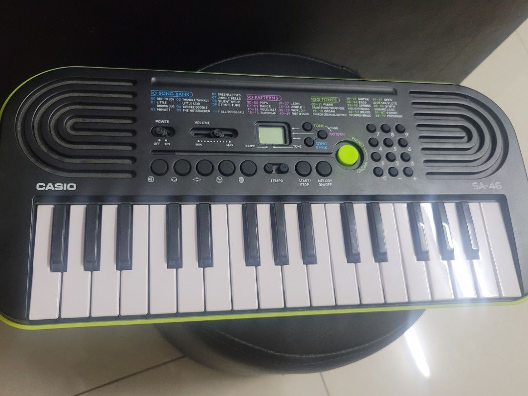 Keyboard Piano Organ Casio SA 46 Hobbies Toys Music Media