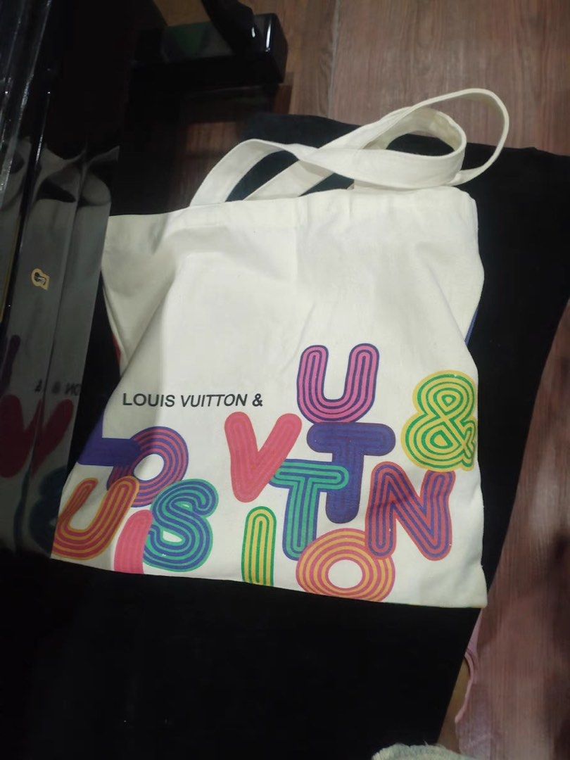 Khaki Color LV Louis Vuitton City Guide Event Exhibition Exclusive Tote Bag  Canvas (FREE POSTAGE)