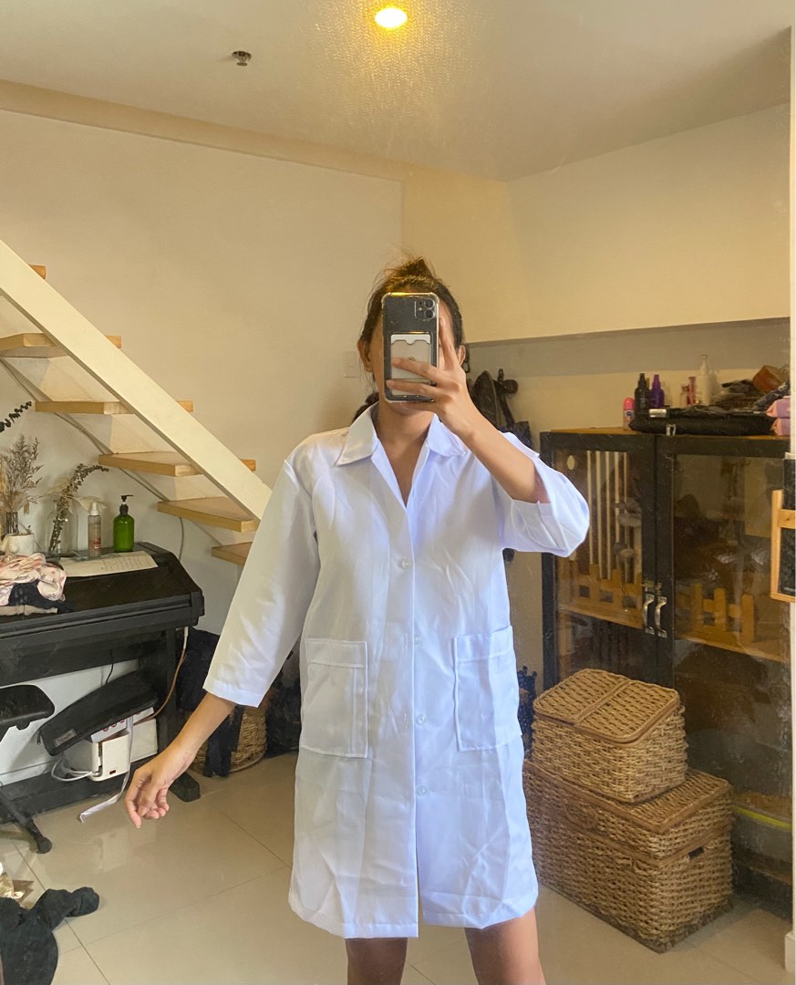 Laboratory Gown, Women's Fashion, Coats, Jackets and Outerwear on Carousell