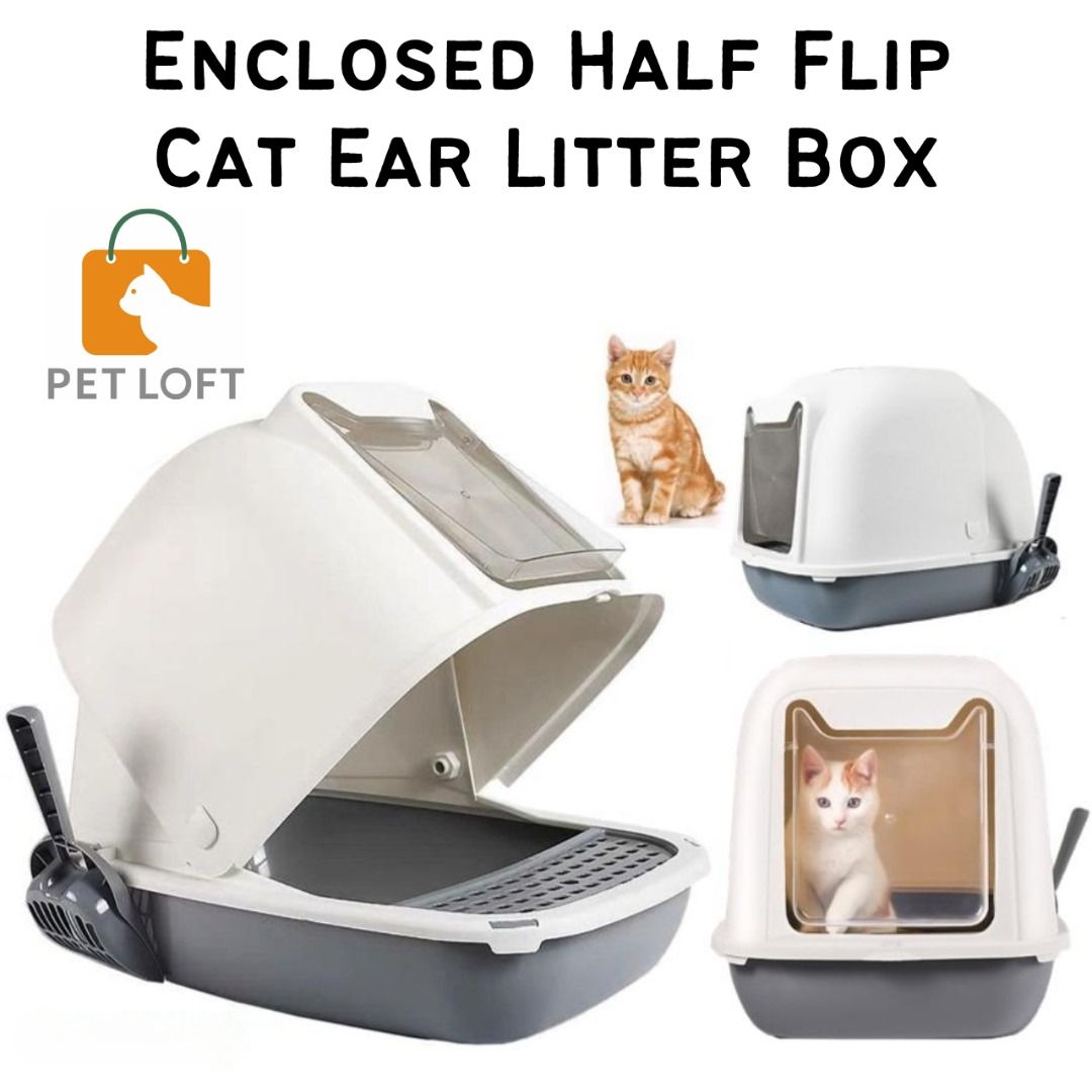 Cat ear litter box top