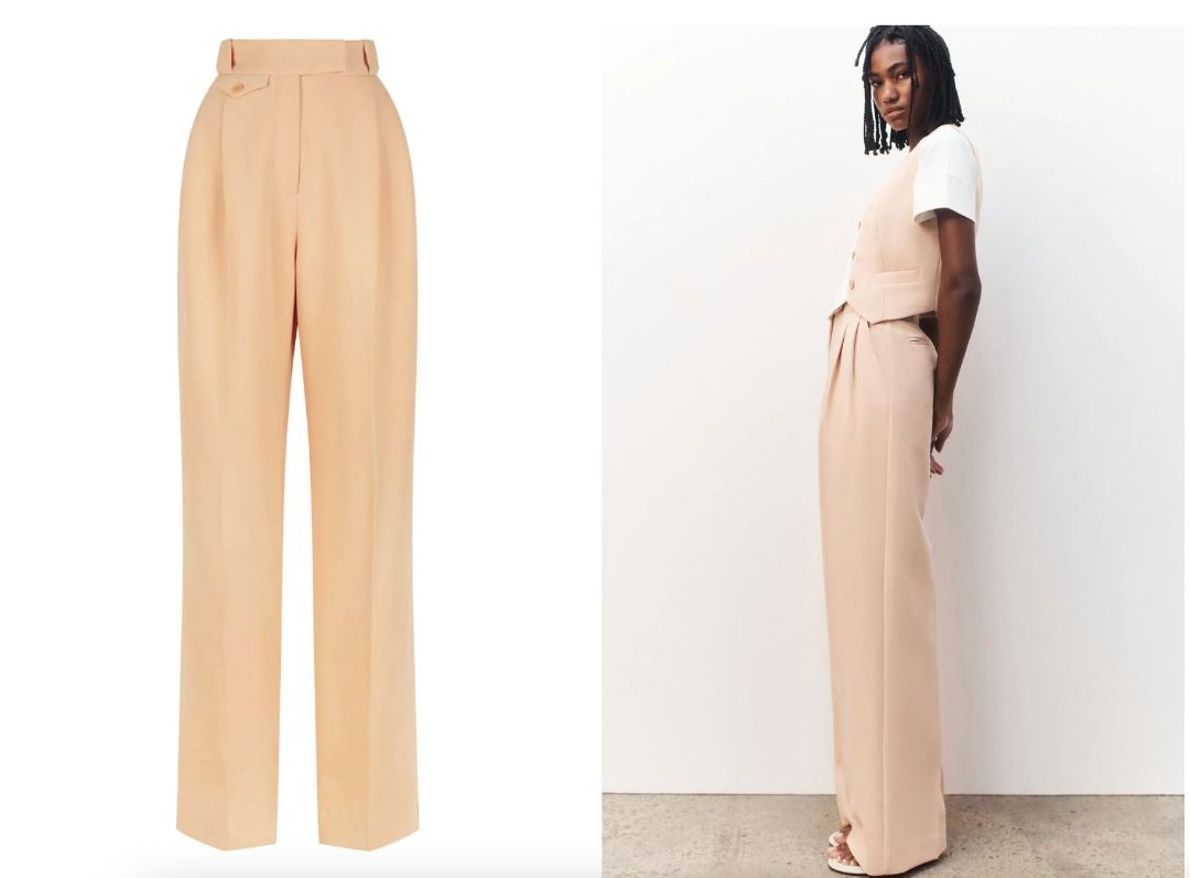 Womens Shona Joy brown Tailored Ivy Trousers