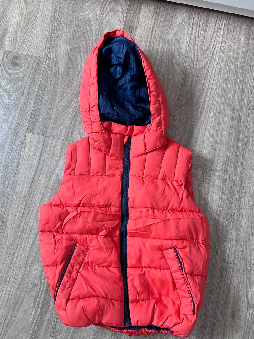 Boys red discount puffer vest