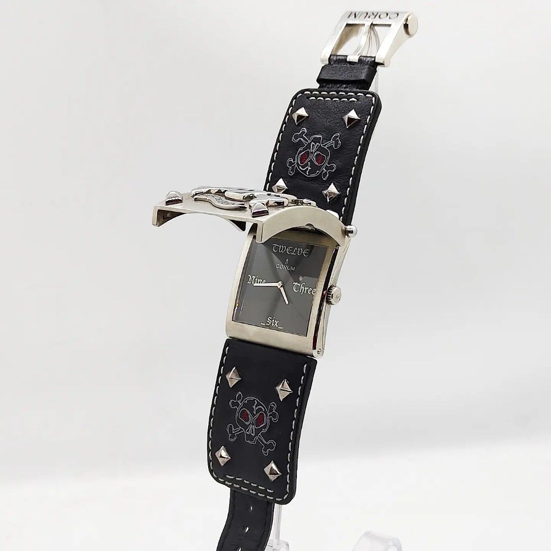 Limited Edition Corum Buckingham Wunderkammer Skull (Category: Luxury Watches) located in Manila. Submitted by ab.authentic.collection (Listing ID 1263746095, Image 3). Description: Available for Sale Limited Edition Corum Buckingham Wunderkammer Skull - Ref. 138.177.20 - Limited Edition: 1xx/1000 - 41.5mm x 43mm Case Size - Stainless Steel Case with Flip Open Lid with a Bold Raised Skull & Bones - With free travel leather pouch included - Unit o
