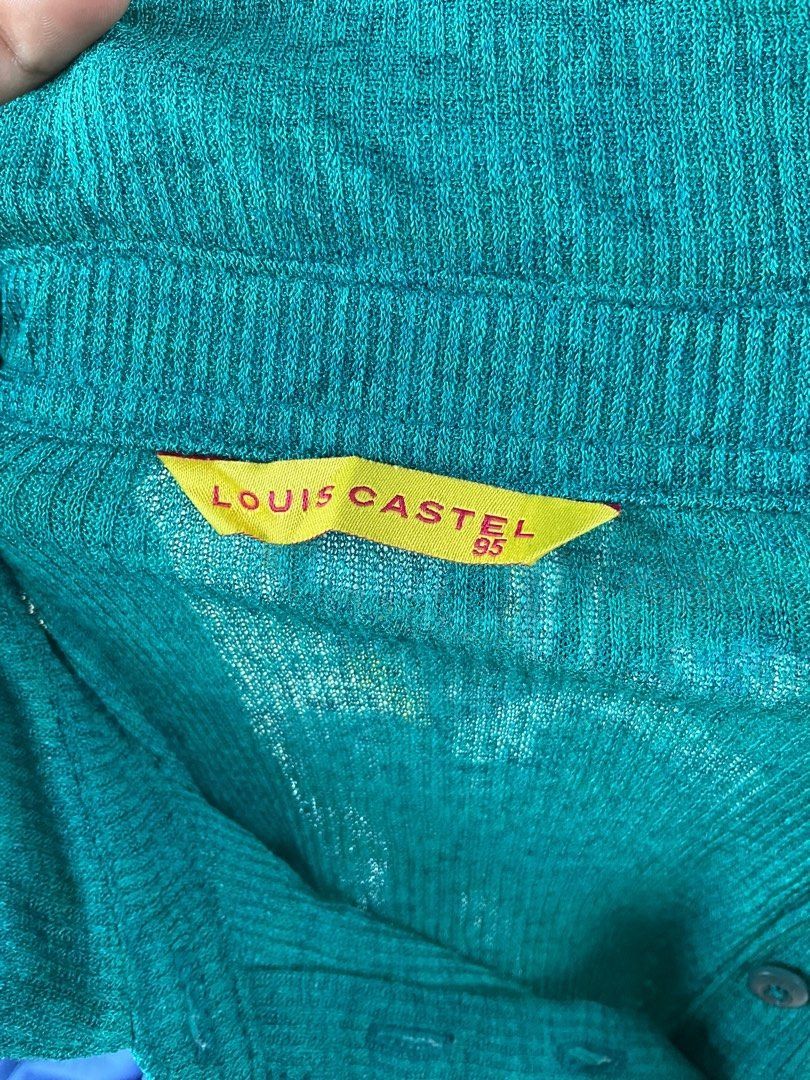 Louis Castel Women's Size 90 Long Sleeve Golf Top Shirt fitted logo