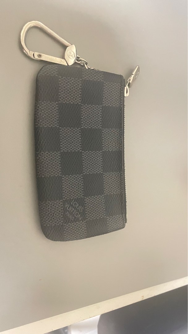 Shop Louis Vuitton DAMIER GRAPHITE Key Pouch (N60155) by nordsud