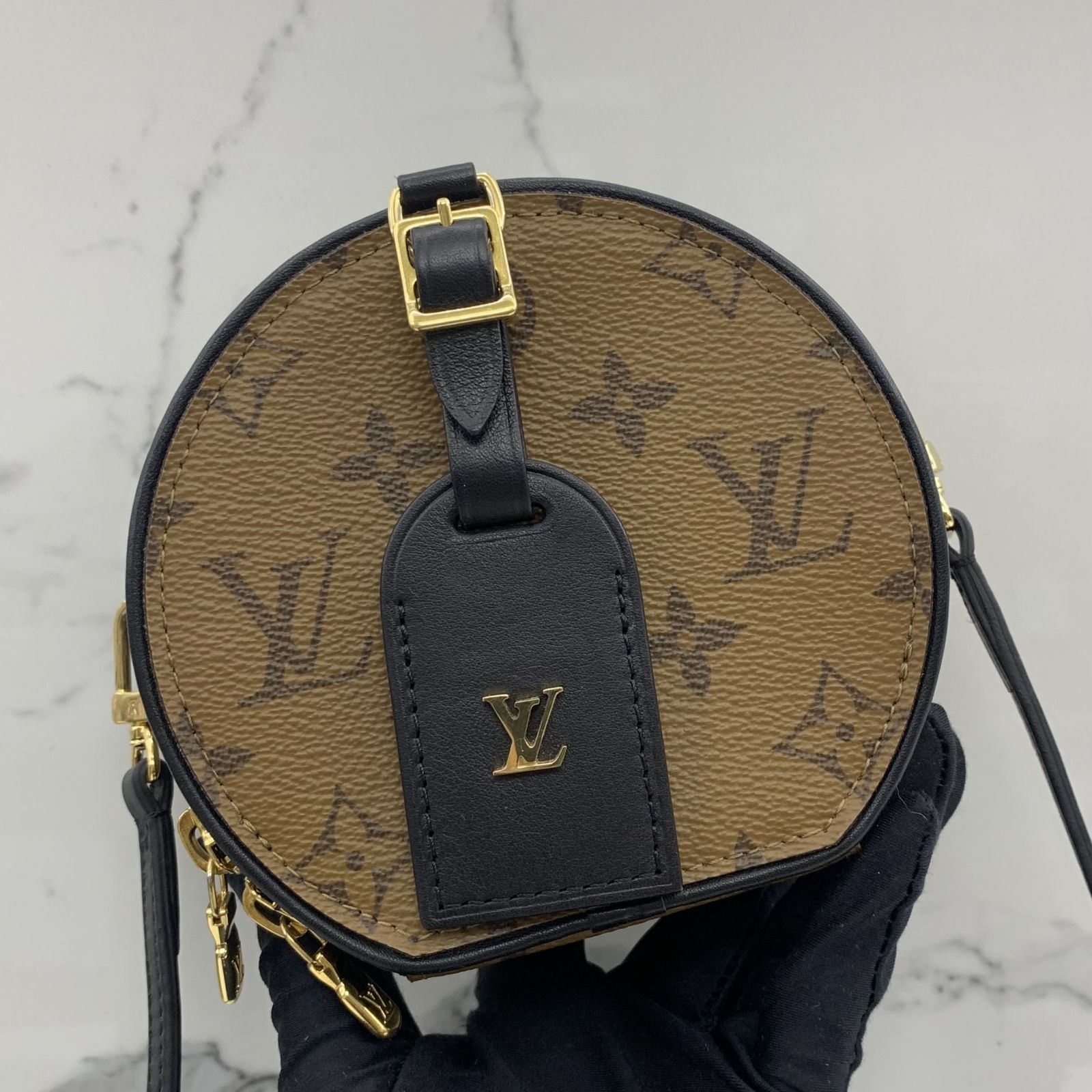 Shop Louis Vuitton 2022-23FW Mini Boite Chapeau (M68276) by