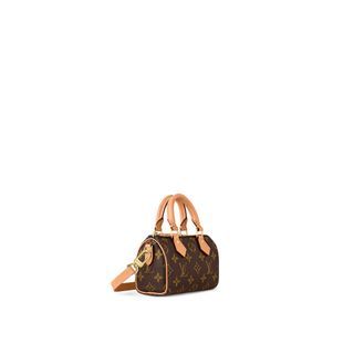Nano speedy / mini hl leather crossbody bag Louis Vuitton Black in Leather  - 33367714