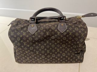 Louis Vuitton Rare Beige x Grey Mini Lin Croisette Round Coin