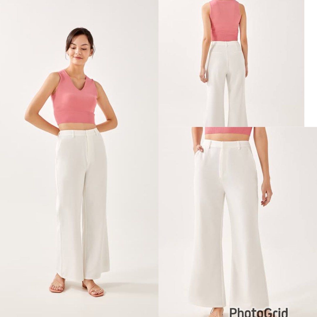 Love Bonito Pink Flare Pants, Women's Fashion, Bottoms, Other