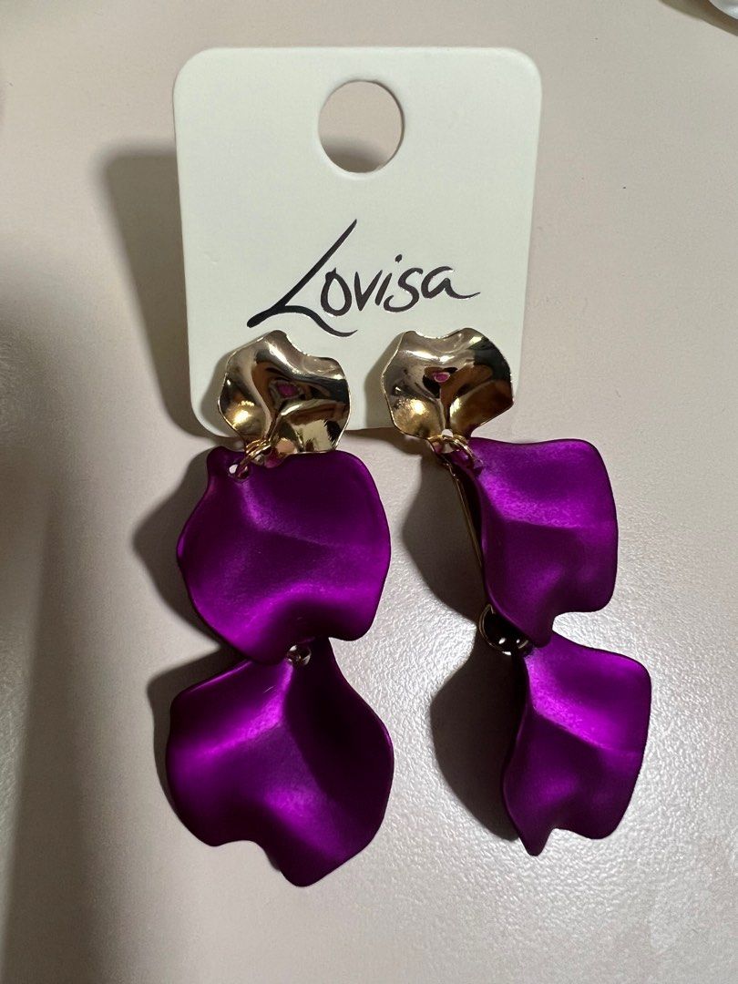 Lovisa sales purple earrings