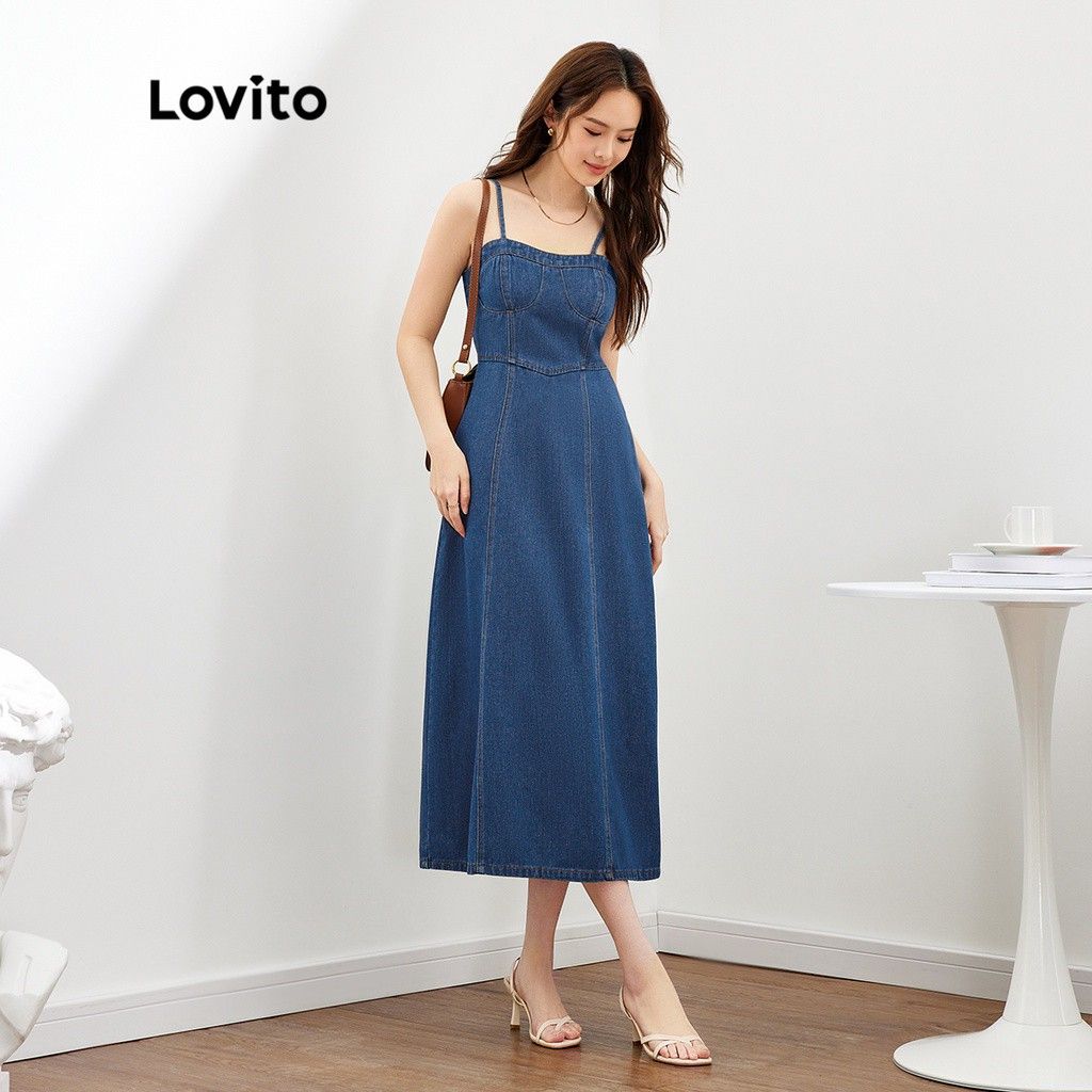 Plain spaghetti sales strap dress