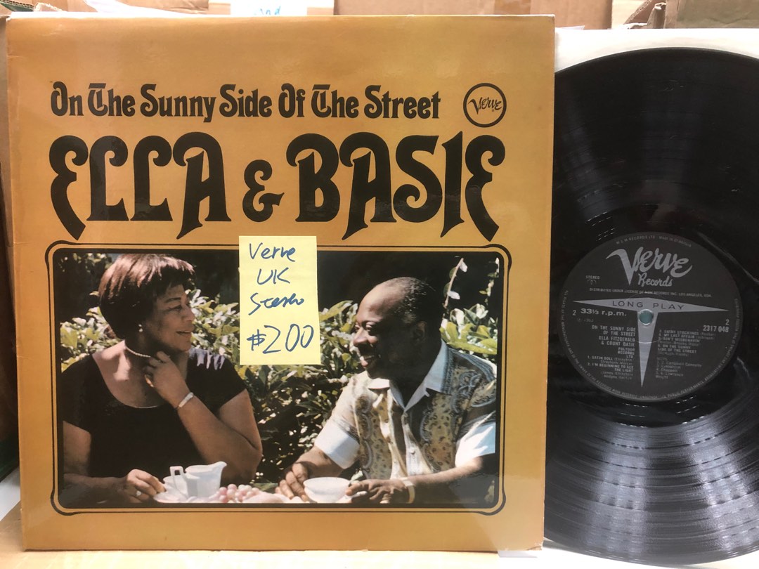 LP jazz : Ella Fitzgerald + Count Basie - Ella & Basie, Verve UK