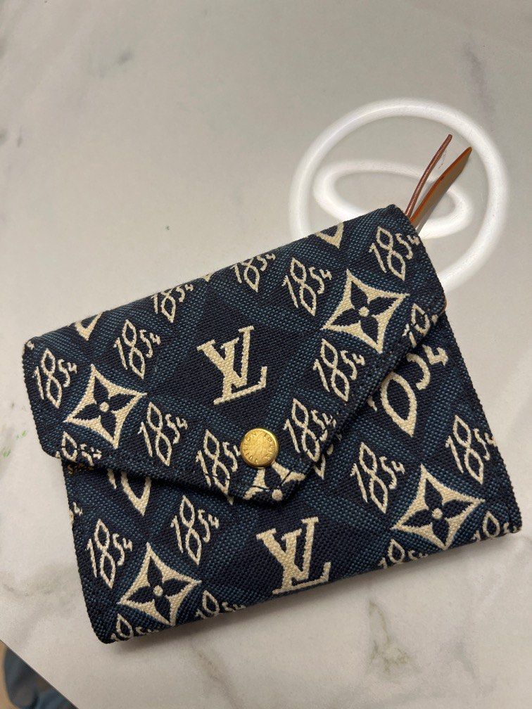 原價12xxx ⚡️LV Louis Vuitton 1854牛仔布限量版銀包⚡️, 名牌