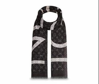 LV two faces handbag Scarf, Luxury, Accessories on Carousell