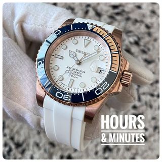 White face discount gold watch