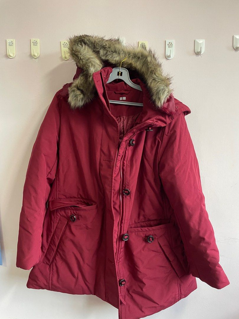 Maroon winter hotsell jacket