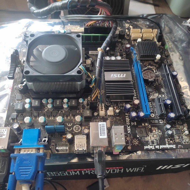 Mboard+memory+proc.+cooler bundle, Computers & Tech, Desktops on Carousell