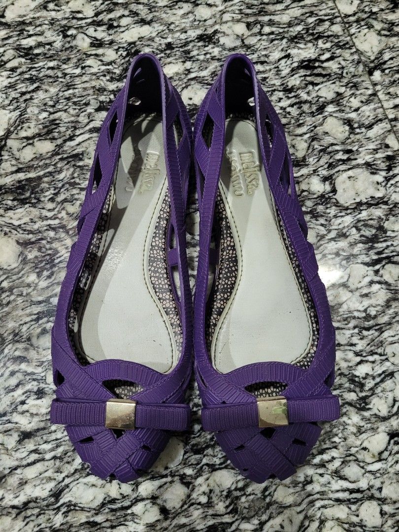 Purple flats shoes online