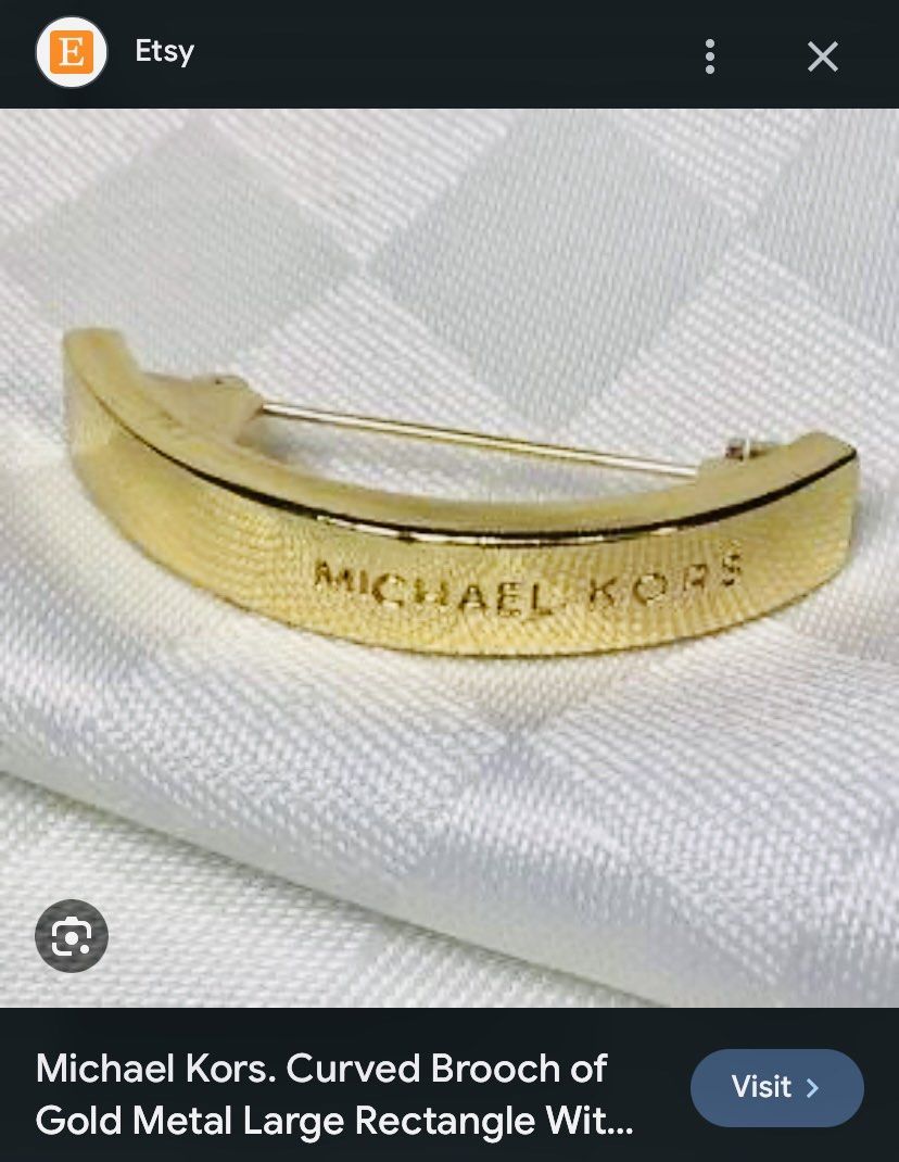 Michael kors outlet brooch