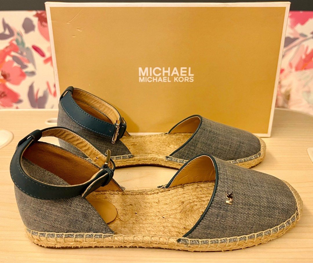 Michael Kors denim espadrilles Carousell