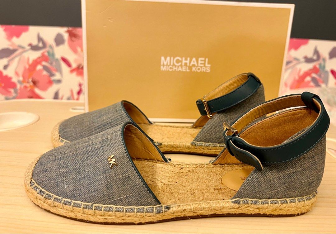 Michael kors denim espadrilles on sale