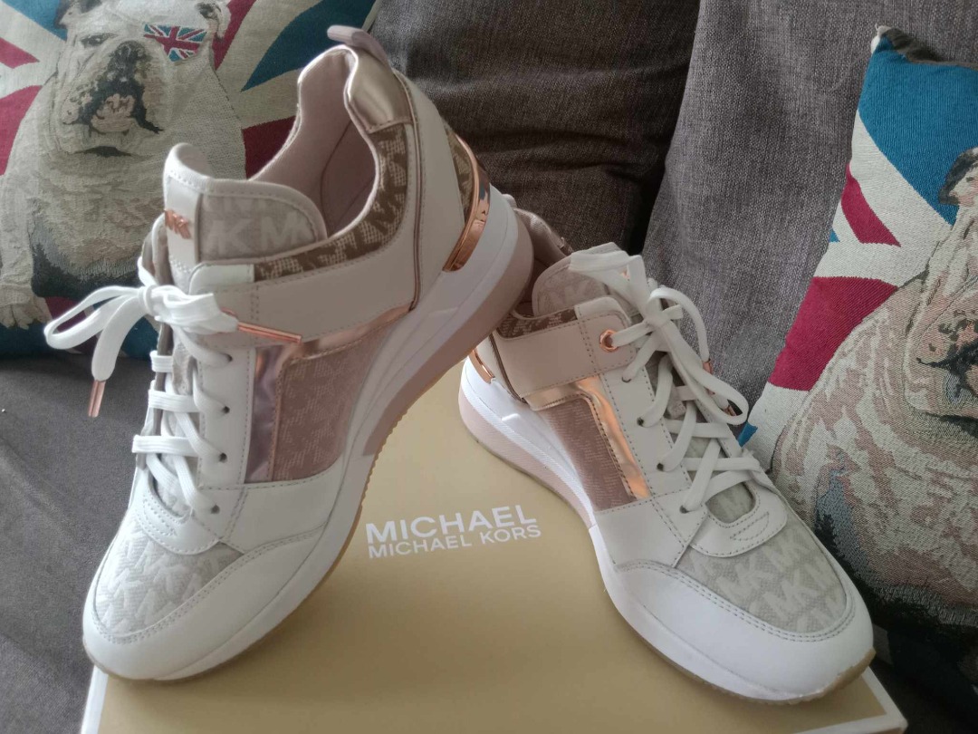 Michael kors discount georgie trainer white