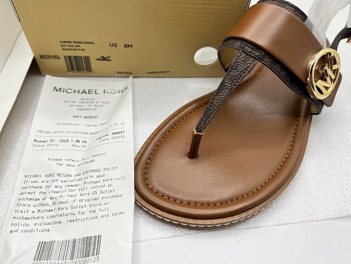 Mk 2025 brown sandals