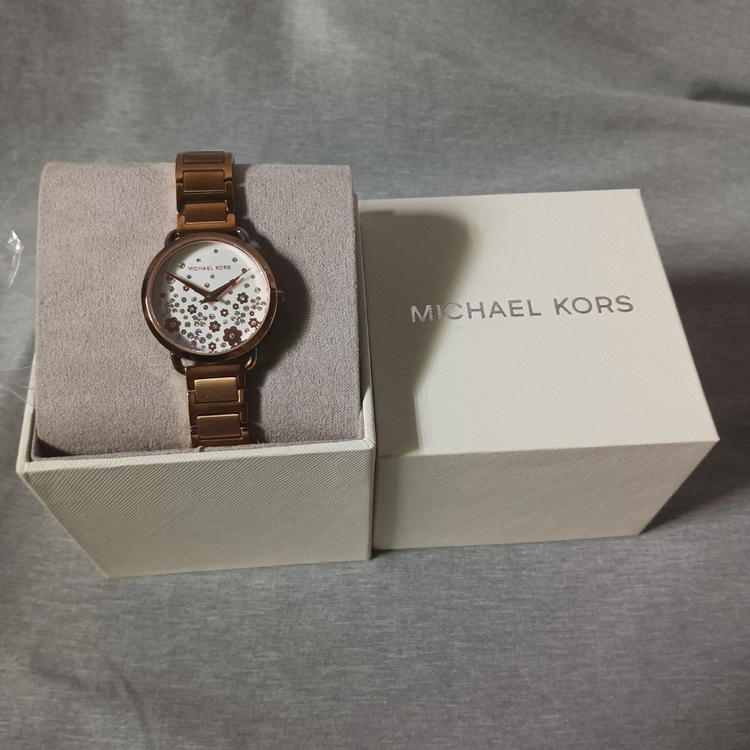Michael kors watch flower outlet design