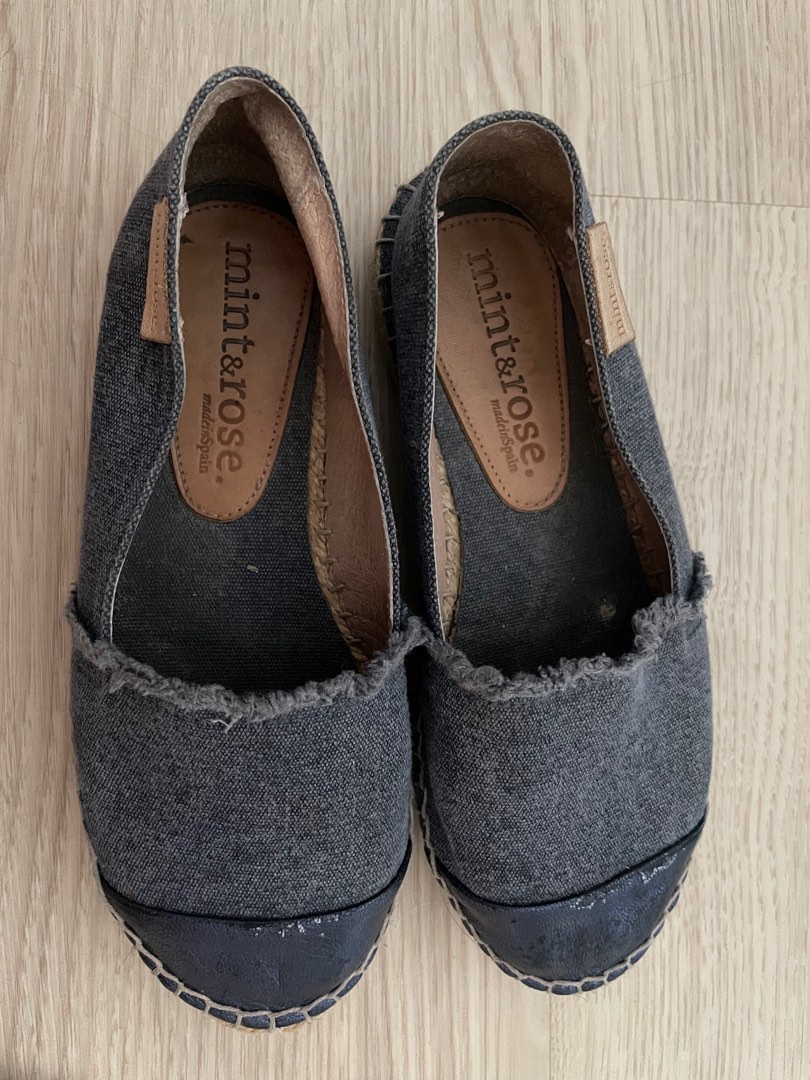Mint and Rose Espadrilles made in Spain